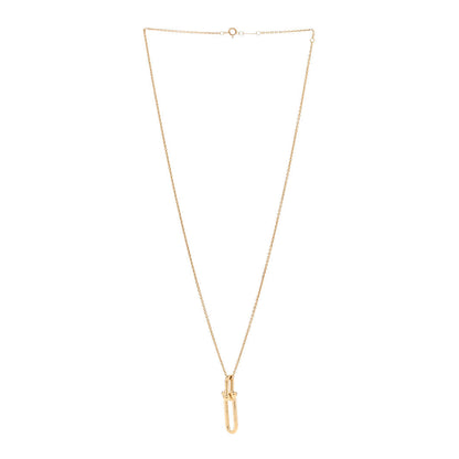 Tiffany 18K Yellow Gold HardWear Link Pendant Necklace 3 of 5