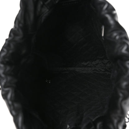 Chanel Shiny Calfskin Quilted Chanel 22 Backpack So Black 5 of 9