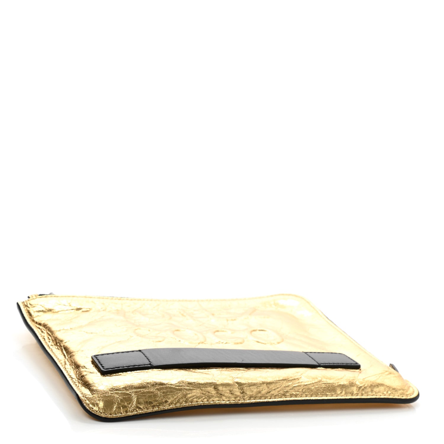 Chanel Metallic Lambskin Small Feminine Pouch Clutch Gold 4 of 7