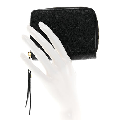 Louis Vuitton Empreinte Zippy Coin Purse Black 2 of 7