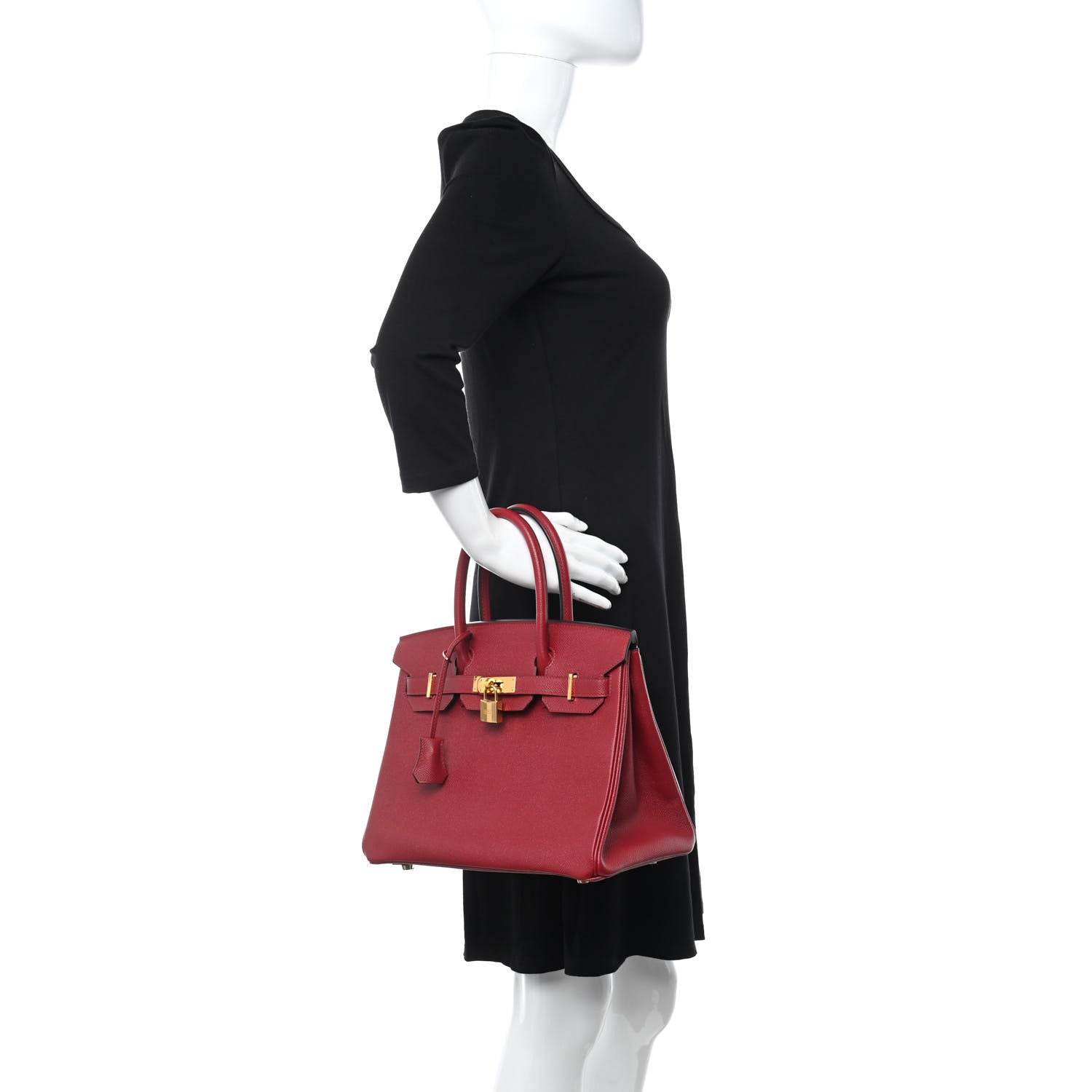 Hermes Epsom Birkin 30 Rouge Grenat 2 of 14