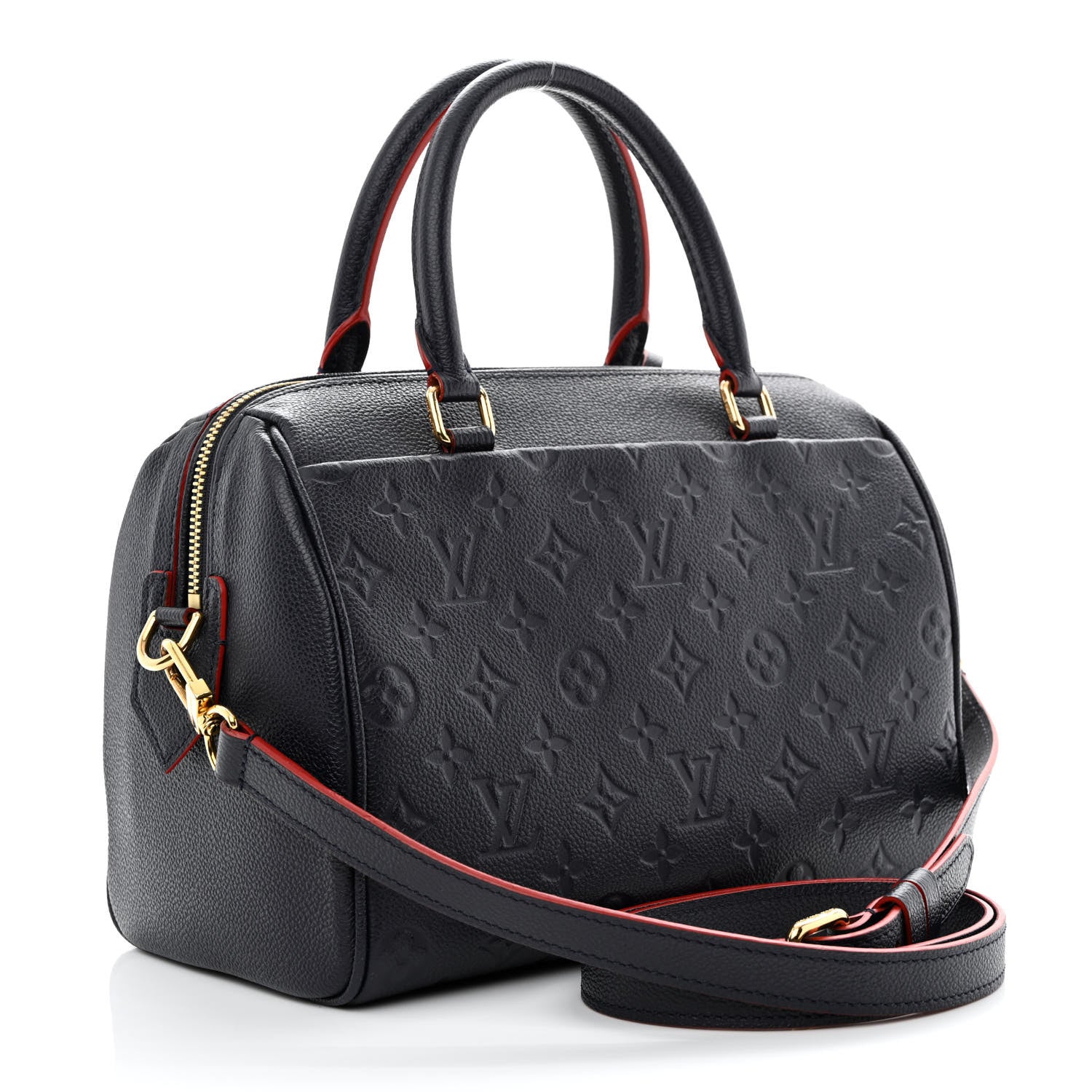 Louis Vuitton Empreinte Speedy Bandouliere 25 NM Marine Rouge 3 of 10