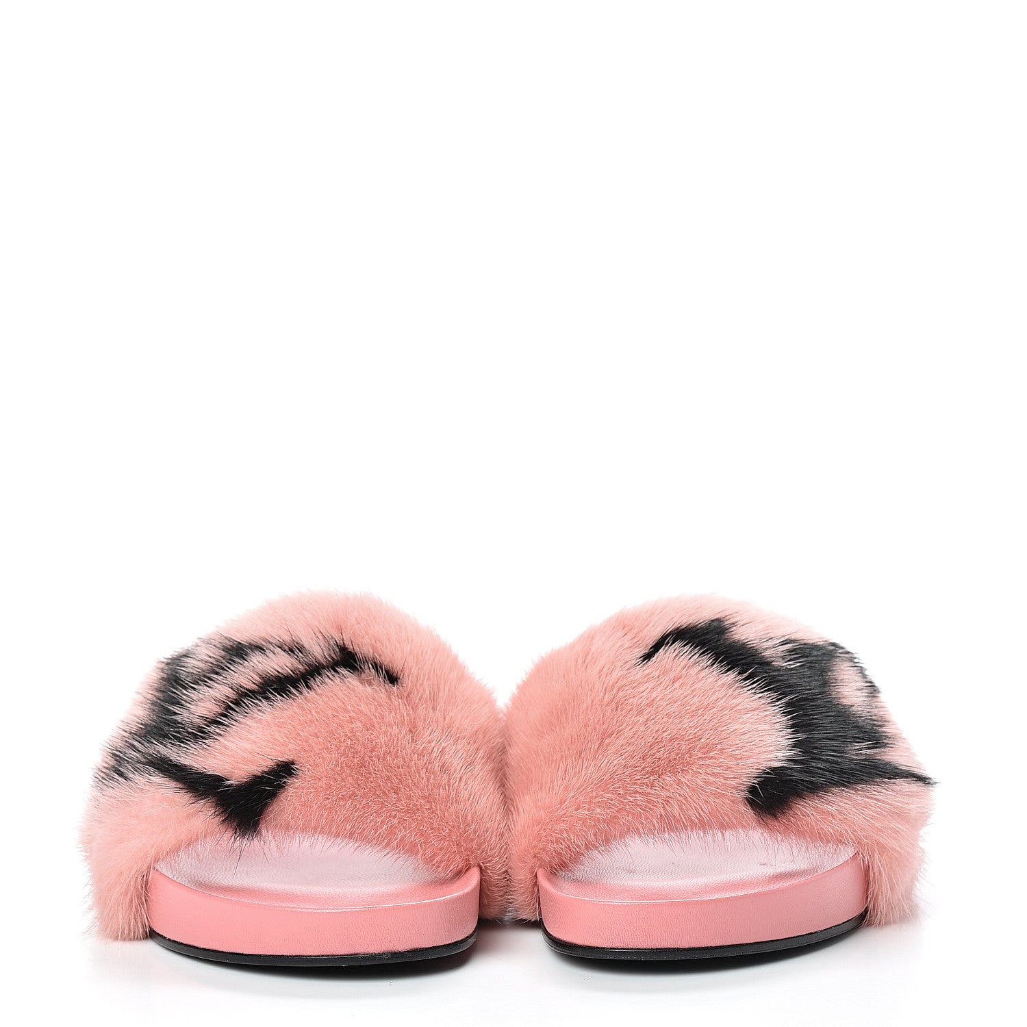 Louis Vuitton Mink Fur Bom Dia Flat Mules 39 Pink 2 of 7