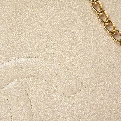 Chanel Caviar CC Shopper Tote Beige Clair 29 of 29