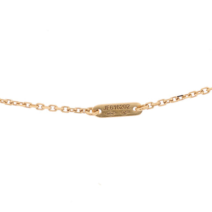 Van Cleef & Arpels 18K Rose Gold Carnelian Sweet Alhambra Pendant Necklace 5 of 5