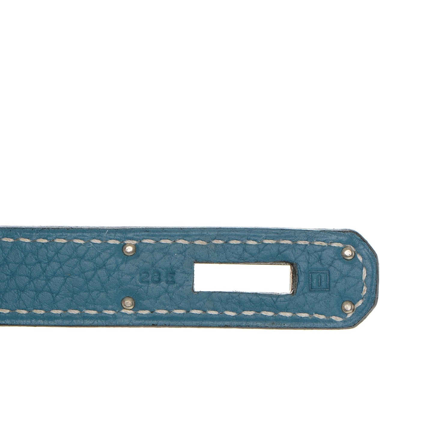 Taurillon Clemence Birkin 30 Blue Jean