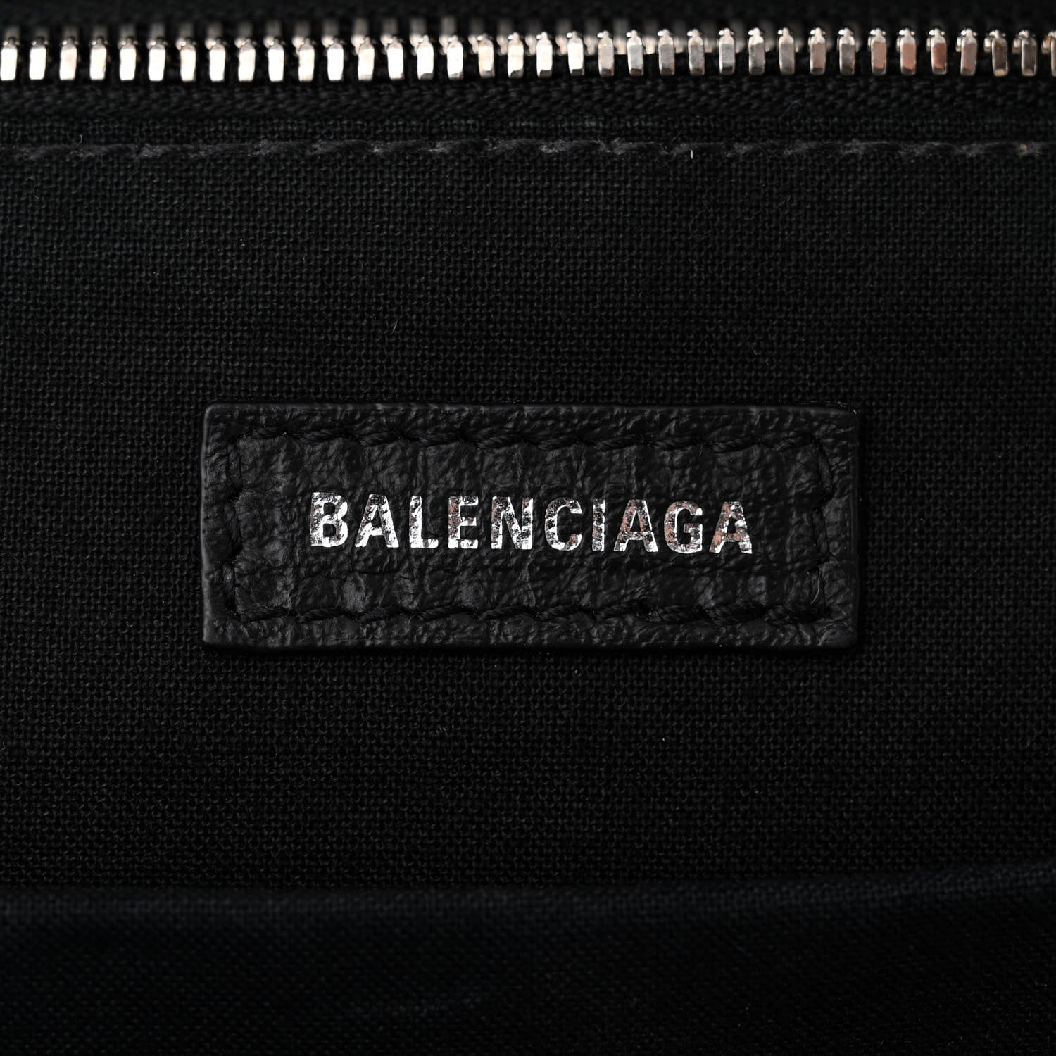 Balenciaga Smooth Calfskin Logo Small Everyday Backpack Black Red White 5 of 10