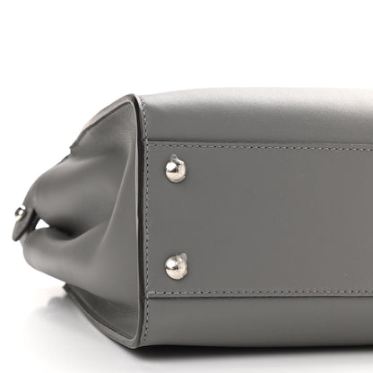 Fendi Calfskin Nappa Medium Peekaboo Iconic Satchel Moon Cuoio Ghiaia 8 of 9