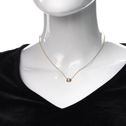 Cartier 18K Pink White Yellow Gold Diamond Trinity De Cartier Pendant Necklace 2 of 7
