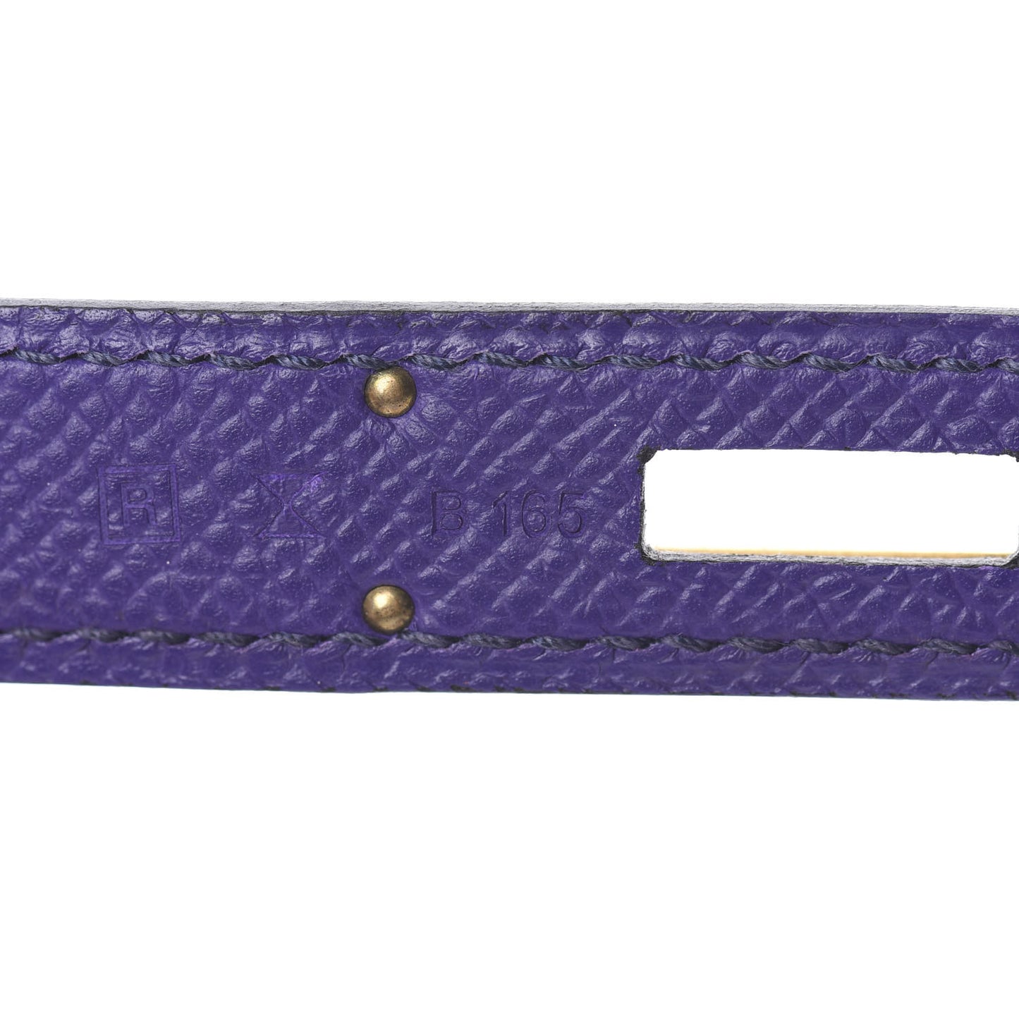 Epsom Horseshoe Birkin 30 Blue Encre Ultraviolet Rose Tyrien