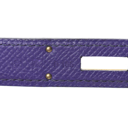 Hermes Epsom Horseshoe Birkin 30 Blue Encre Ultraviolet Rose Tyrien 22 of 35