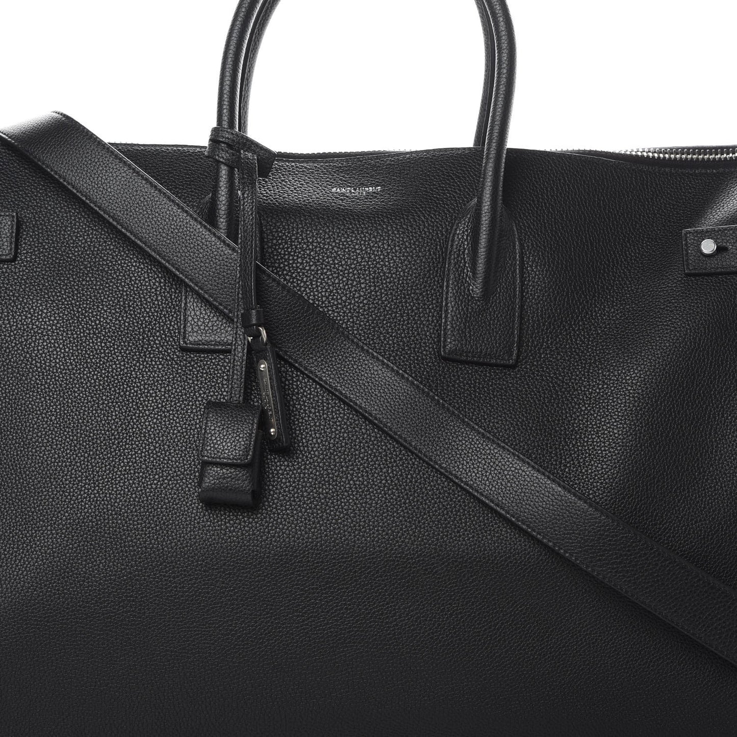 Grained Calfskin 48H Sac De Jour Duffle Black