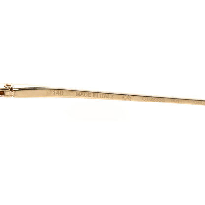 Cartier Panthere De Cartier Aviator Sunglasses CT0233S Gold 6 of 7