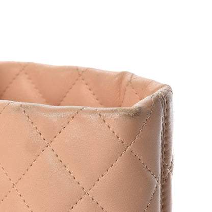 Chanel Calfskin Quilted Large Cambon Tote Beige 18 of 23