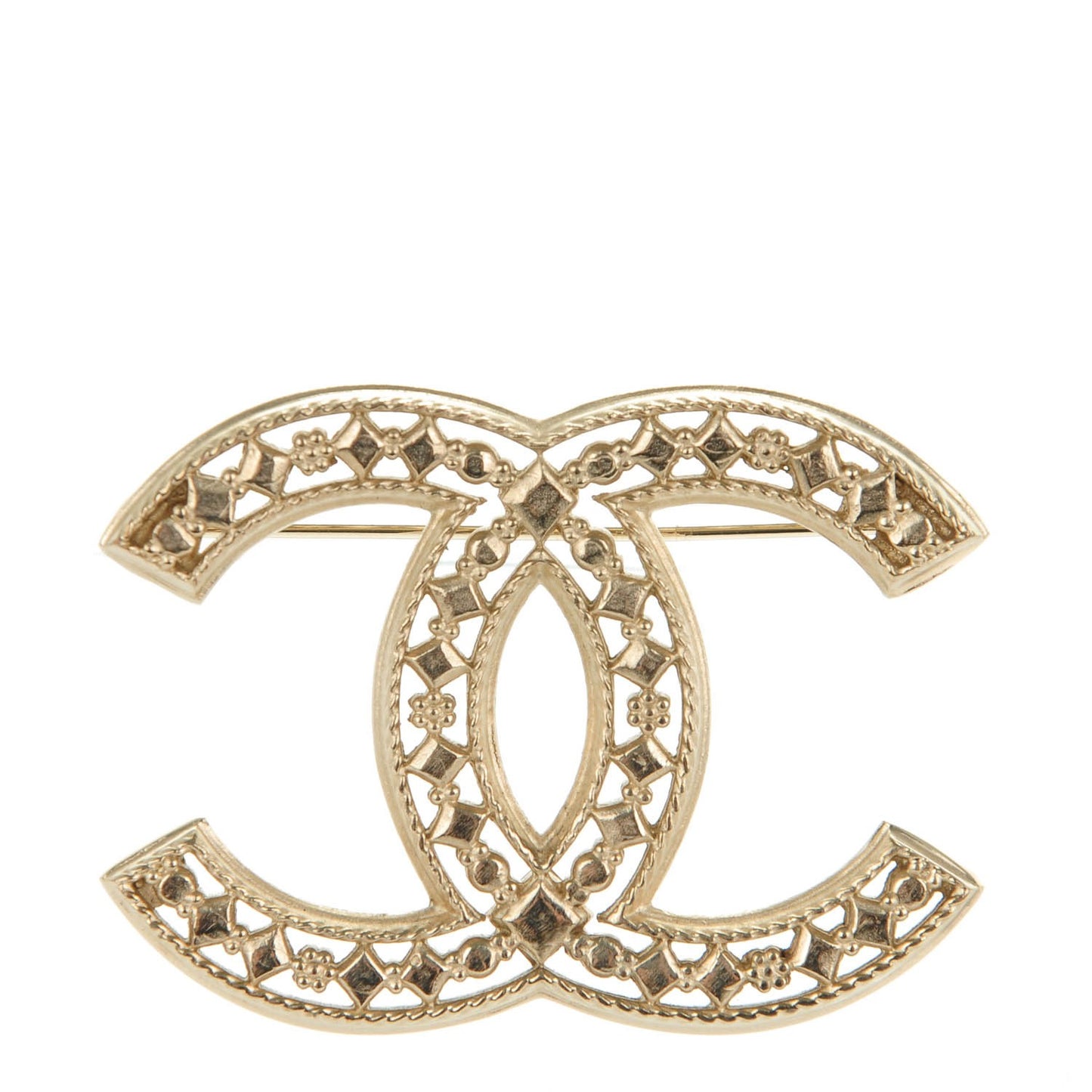 CC Brooch Light Gold