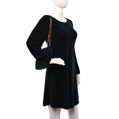 Saint Laurent Suede Mixed Matelasse Triquilt Medium Monogram Envelope Satchel Algae 2 of 11