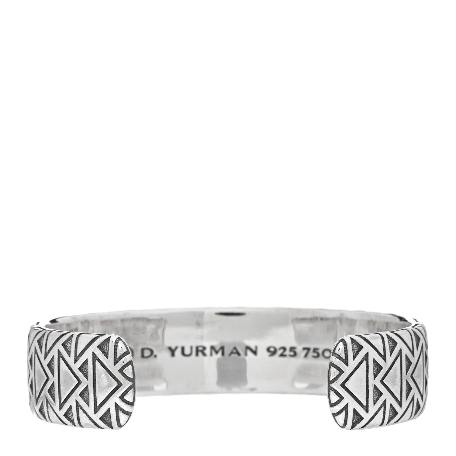 David Yurman Sterling Silver 18K Yellow Gold Southwest Cuff Bracelet 2 of 3