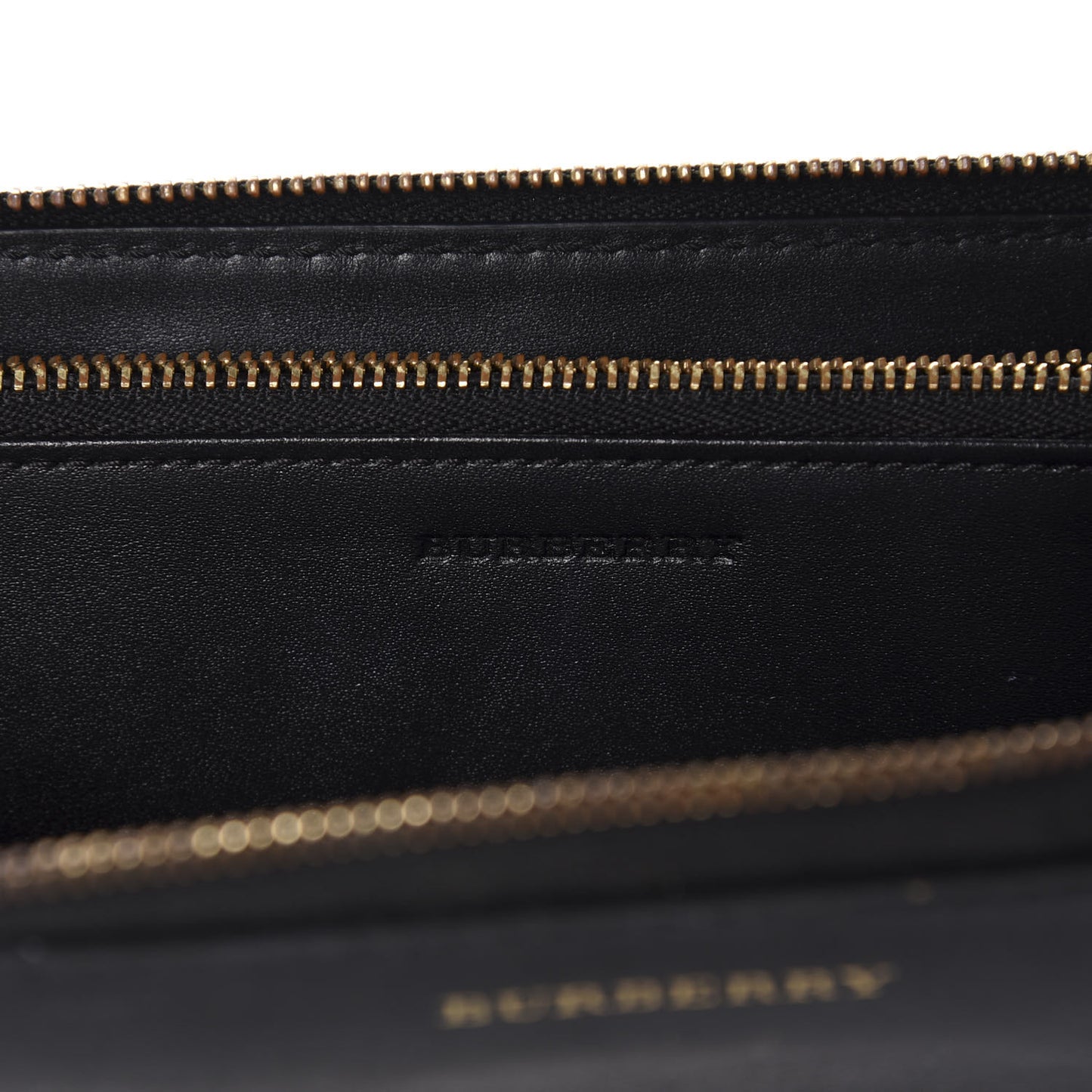 Calfskin Haymarket Check Elmore Zip Around Wallet Black