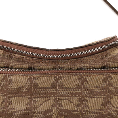 Chanel Nylon Travel Cosmetic Case Brown 8 of 10