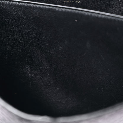Celine Python Medium Classic Box Flap Bag Black 8 of 16