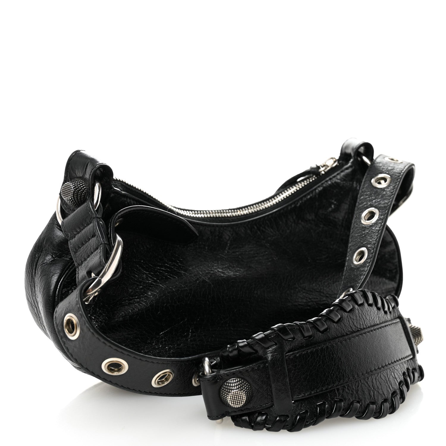 Balenciaga Agneau Arena Le Cagole Shoulder Bag XS Black 4 of 11