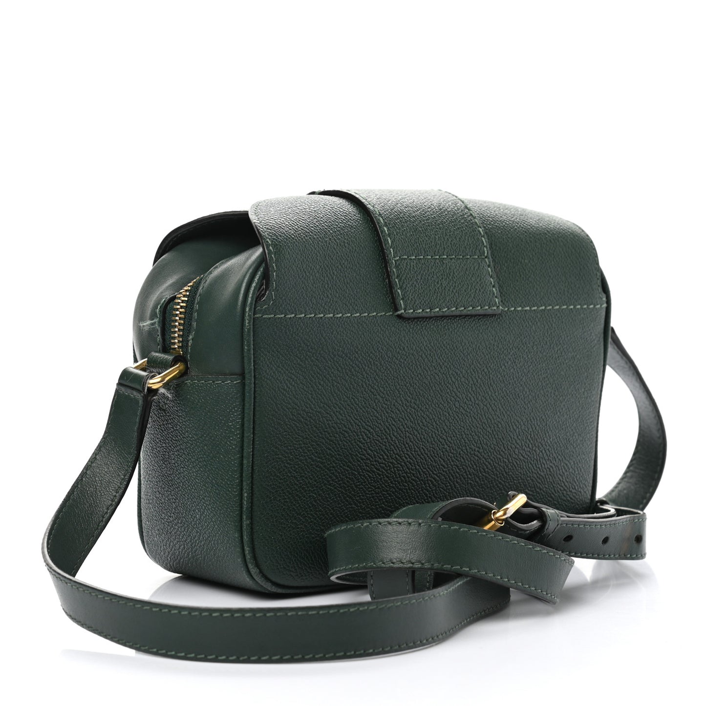 Soft Grain Calfskin Small Medley Crossbody Green