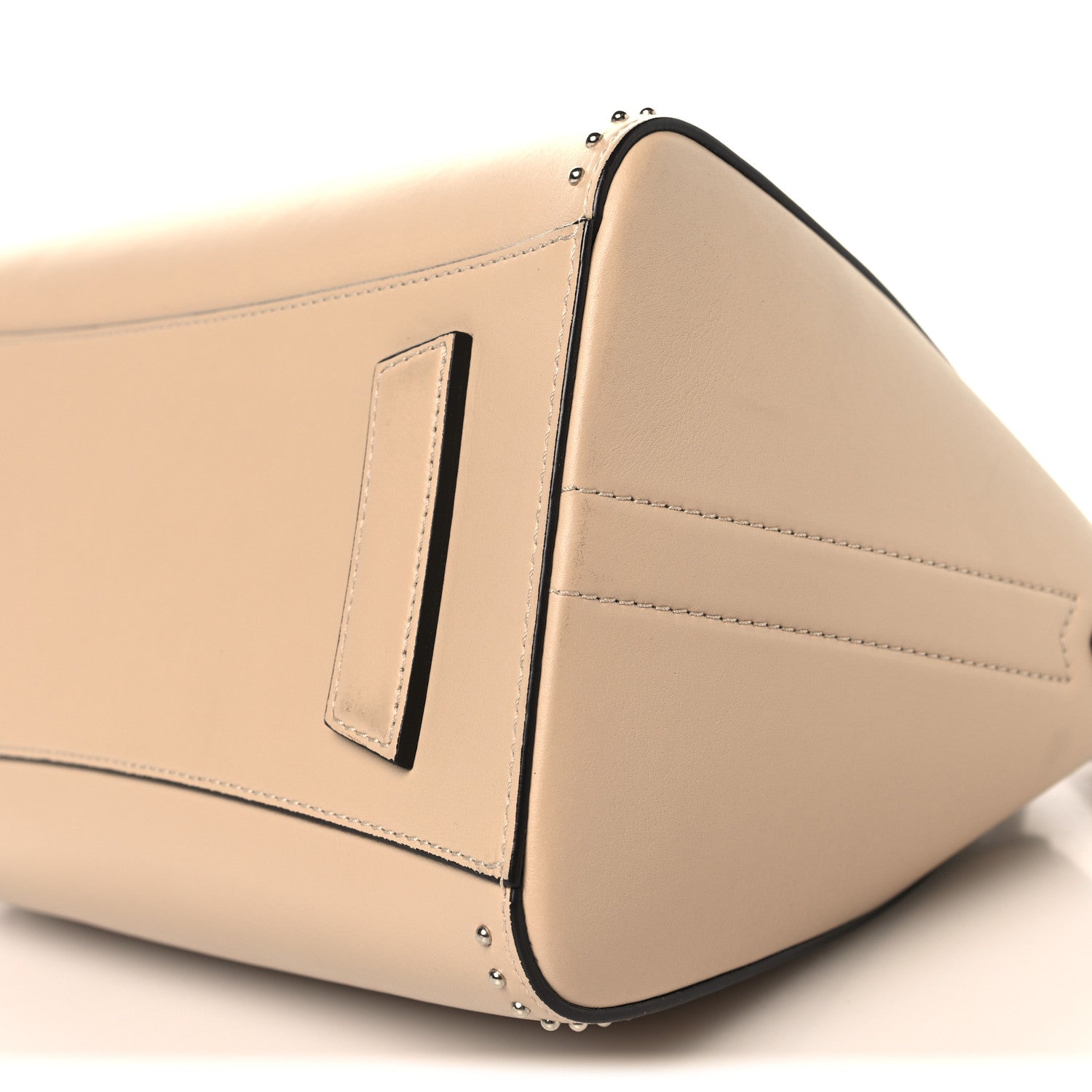 Givenchy Calfskin Small Studded Antigona Beige 1830339 – FASHIONPHILE