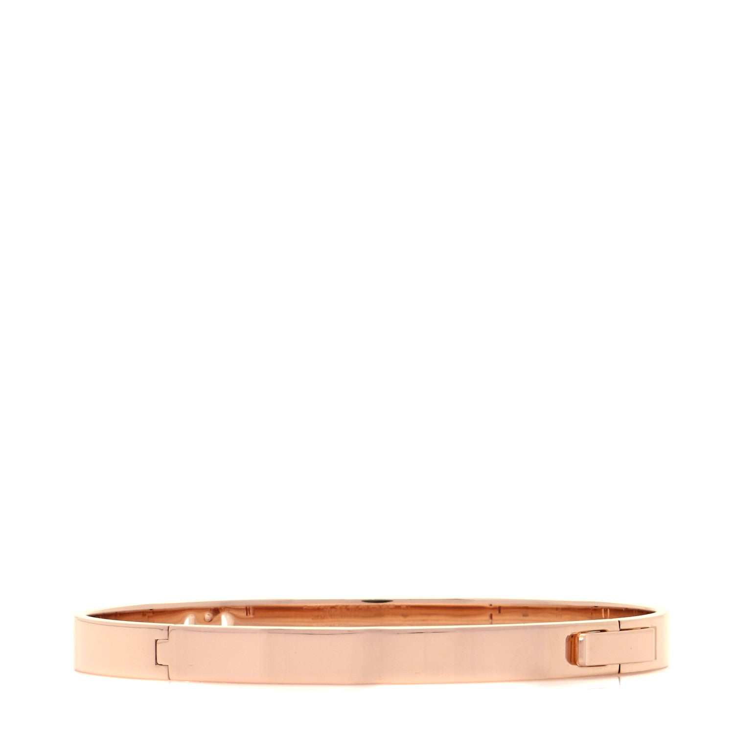 Hermes 18K Rose Gold Diamond PM H D'Ancre Bracelet ST 3 of 6