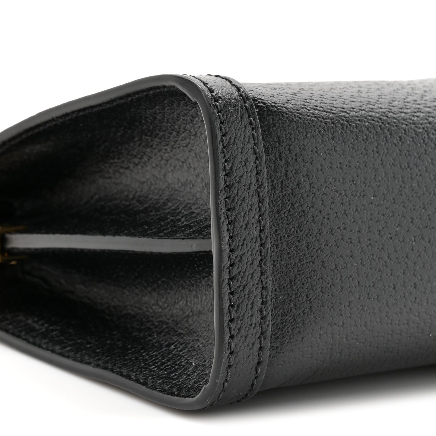 Calfskin GG Web Small Ophidia Chain Shoulder Bag Black