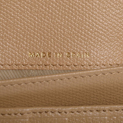 Chanel Grained Calfskin CC Button Wallet Beige 7 of 9