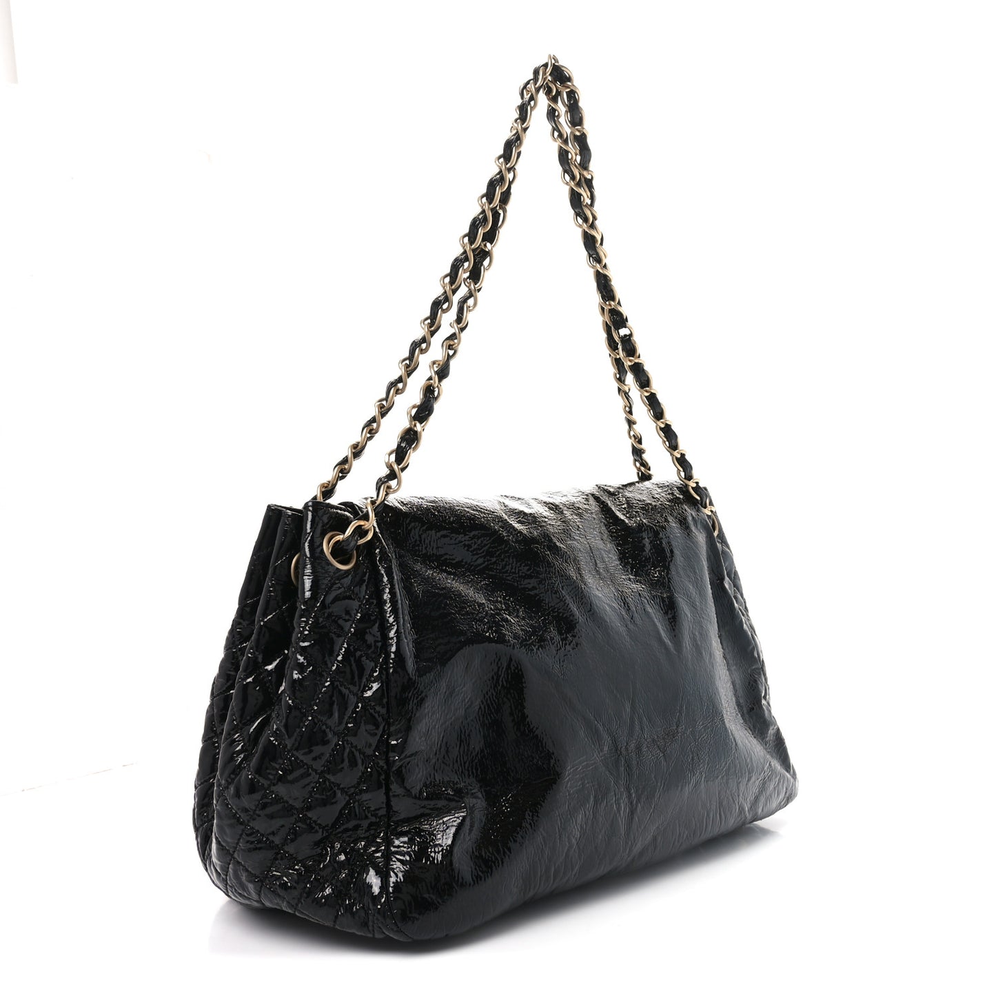 Vinyl XL Rock and Chain Flap Black