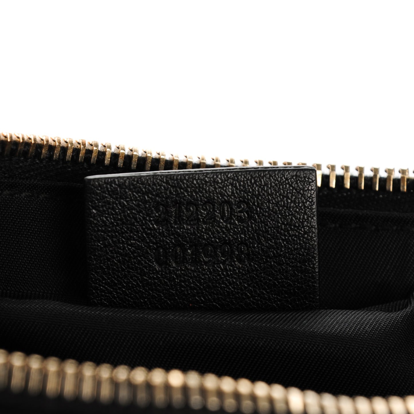 Guccissima Signature New Britt Wristlet Black