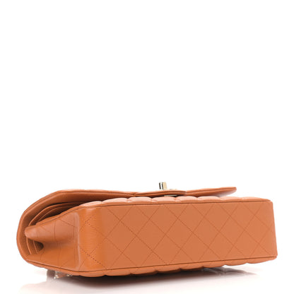 Chanel Caviar Quilted Medium Double Flap Light Brown 4 of 9