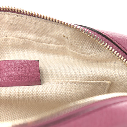 Gucci Pebbled Calfskin Small Soho Disco Bag Peonia Flower 7 of 15