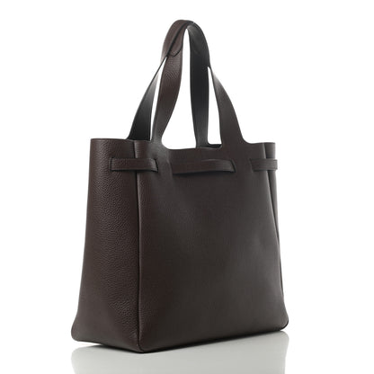 Prada Vitello Daino Drawstring Bag Brown 3 of 10
