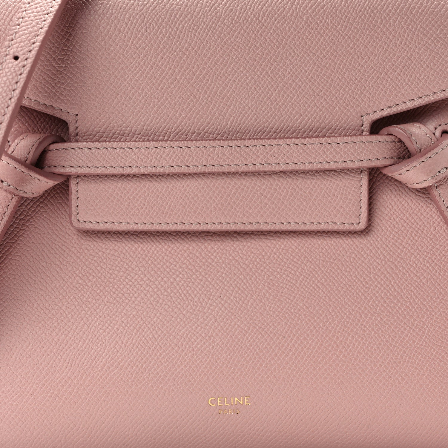 Celine Grained Calfskin Nano Belt Bag Vintage Pink 8 of 14