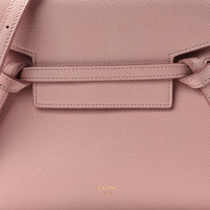 Celine Grained Calfskin Nano Belt Bag Vintage Pink 8 of 14