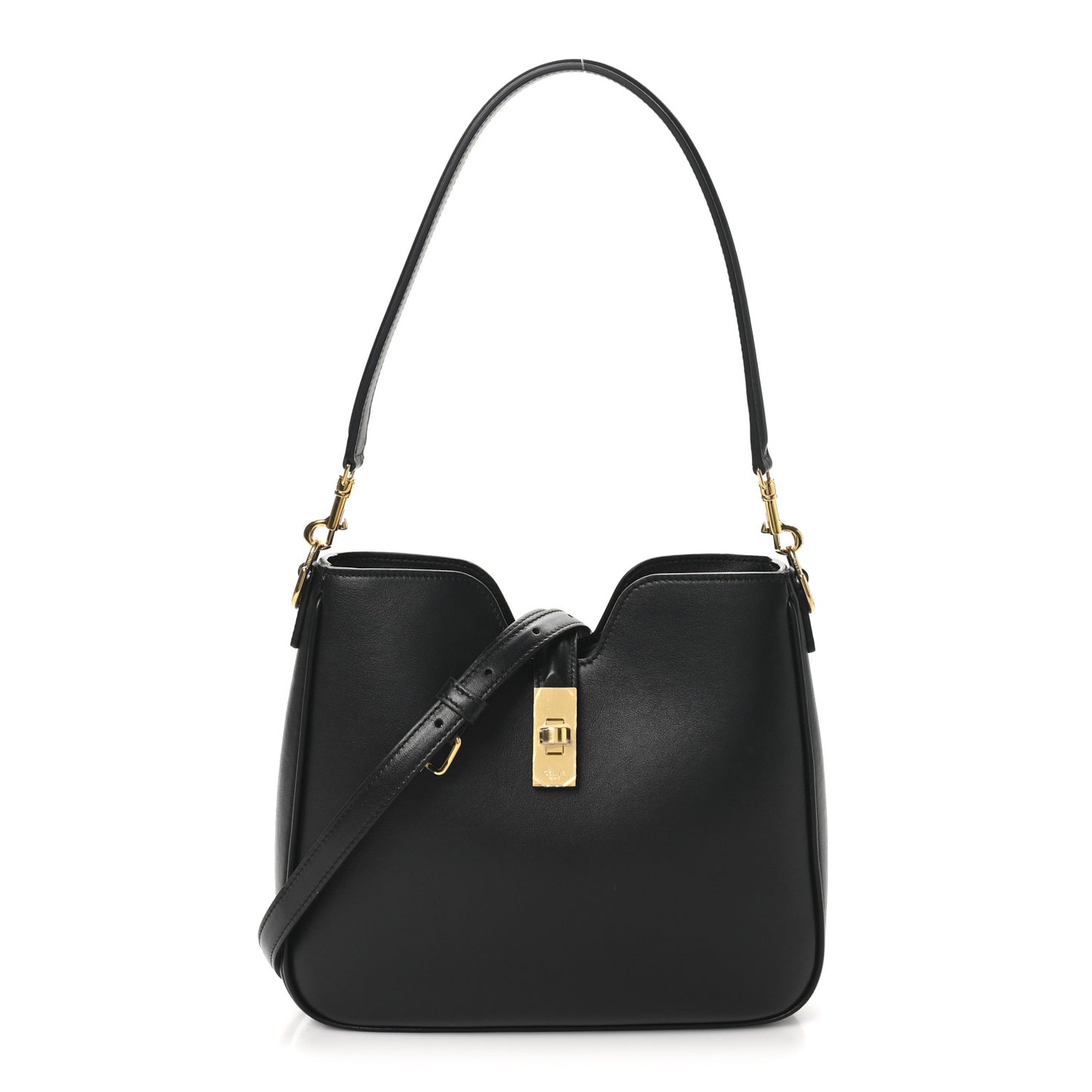 Smooth Calfskin Small Camille 16 Soft Bag Black