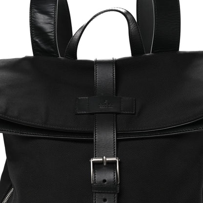 Gucci Techno Canvas Web Single Buckle Backpack Black 8 of 11