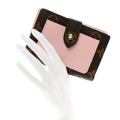 Louis Vuitton Monogram Juliette Wallet Rose Ballerine 2 of 7