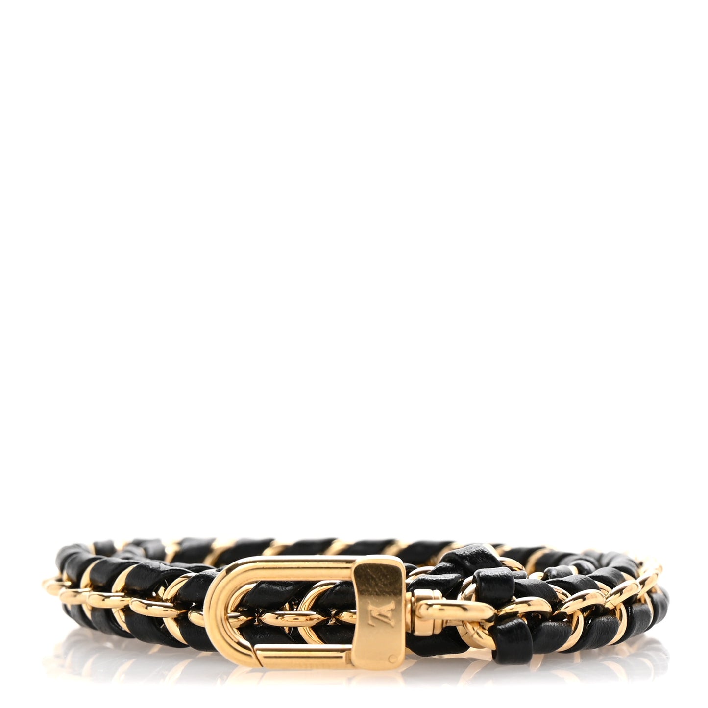Calfskin Multi Pochette Chain Shoulder Strap Black Gold