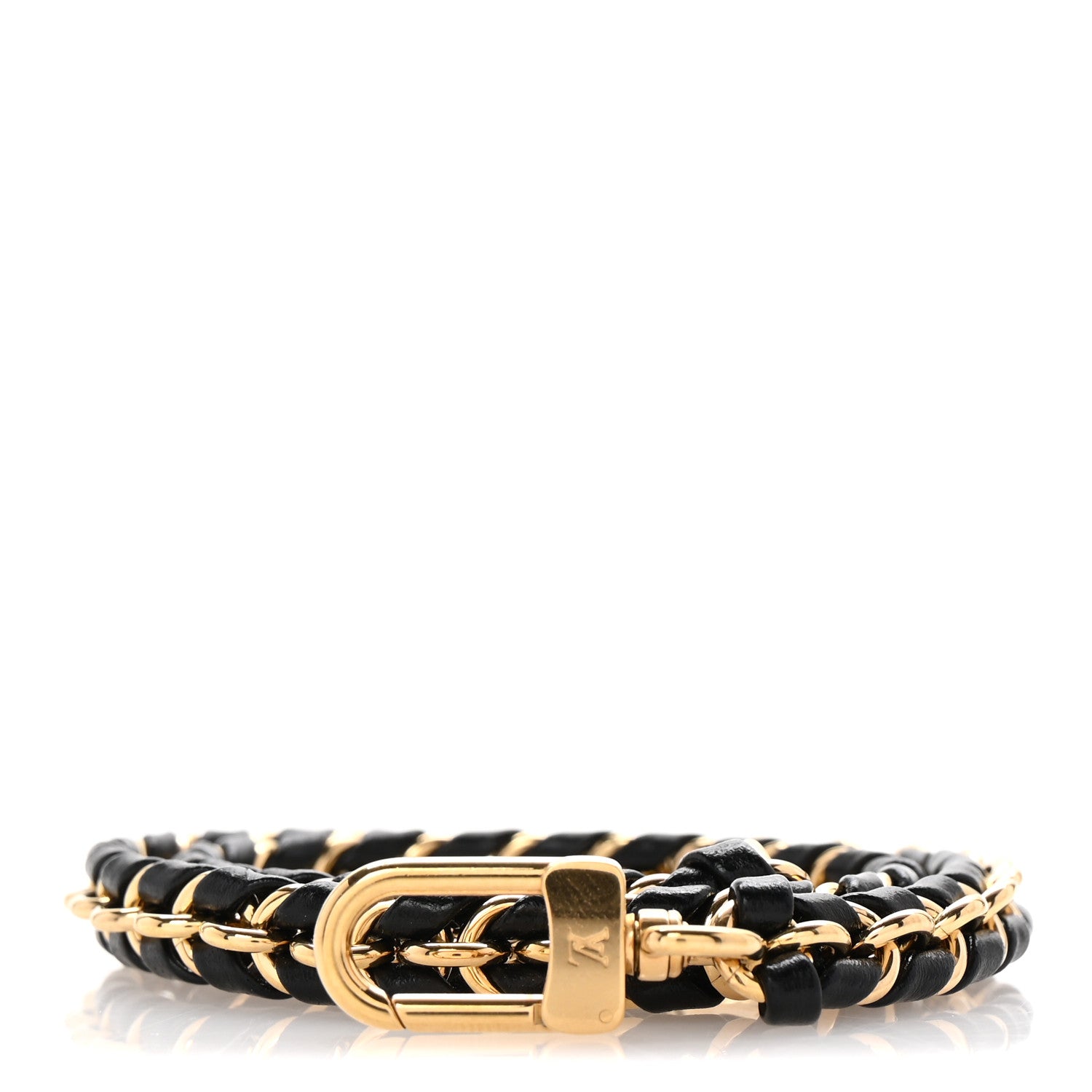 Louis Vuitton Calfskin Multi Pochette Chain Shoulder Strap Black Gold 1 of 4