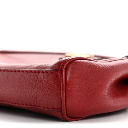 Gucci Piuma Lux Calfskin Small Re(Belle) Crossbody Bag Romantic Cerise 10 of 15
