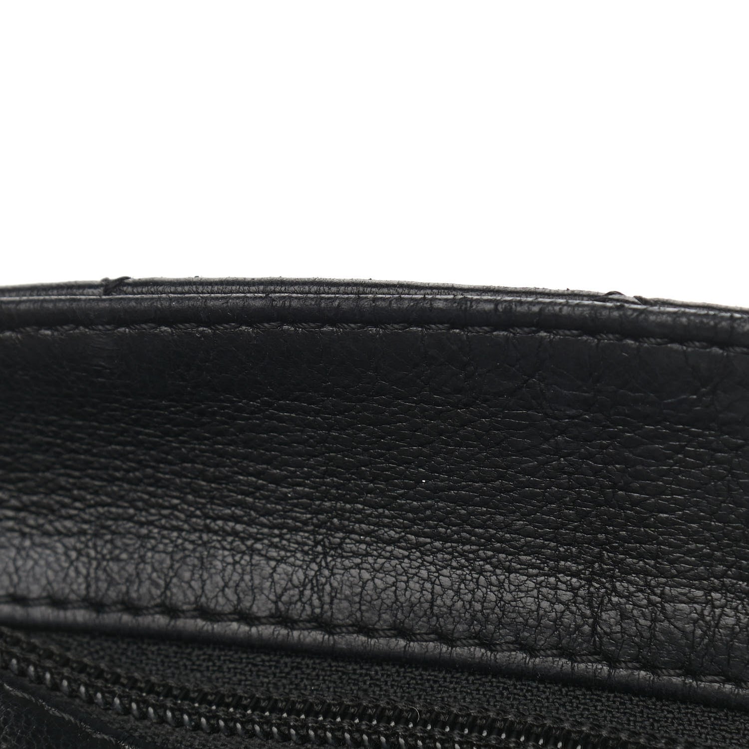 Chanel Lambskin Stitched Medium Ultimate Soft Tote Black 9 of 9
