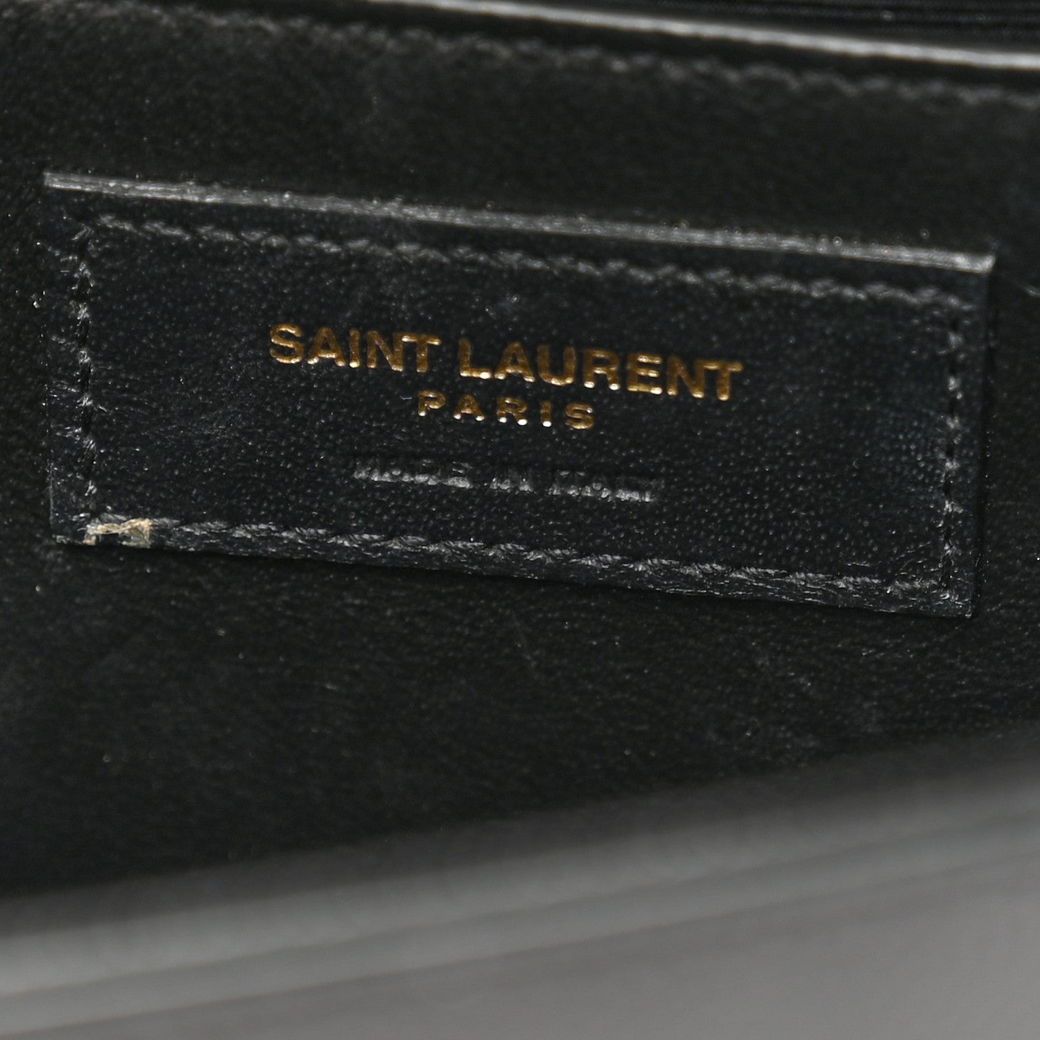 Saint Laurent Grain De Poudre Medium Classic Monogram Kate Satchel Black 6 of 13