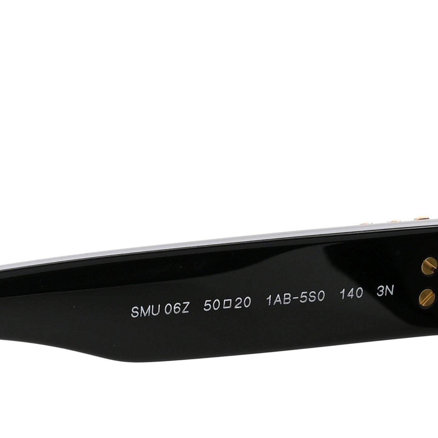 Acetate Oval Sunglasses SMU 06Z Black