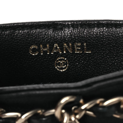 Chanel Lambskin Tech Me Out Clutch With Chain Black 6 of 13