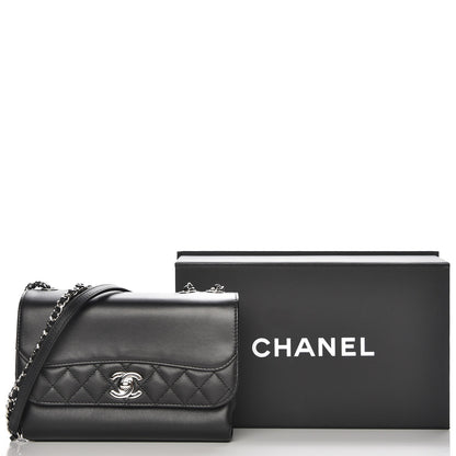 Chanel Calfskin Mini Tramezzo Flap Black 8 of 8