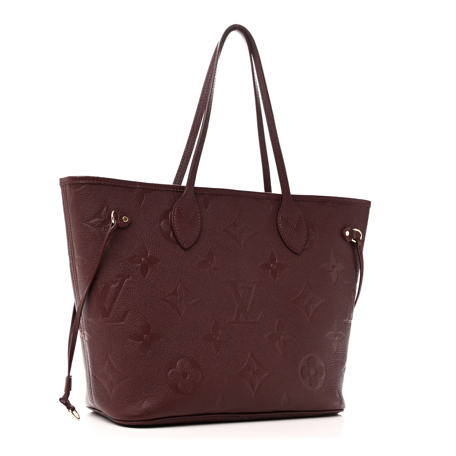 Louis Vuitton Empreinte Monogram Giant Neverfull MM Wine 4 of 10