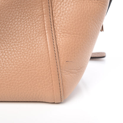 Gucci Pebbled Calfskin Small Soho Top Handle Bag Camelia 9 of 11